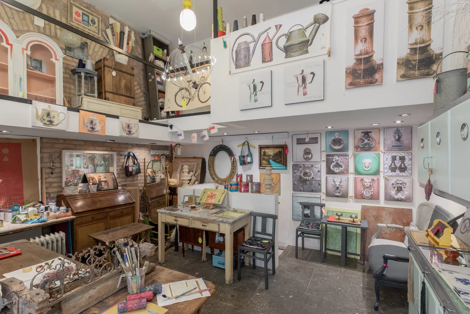 Il laboratorio Officine Adda in via degli Zingari
